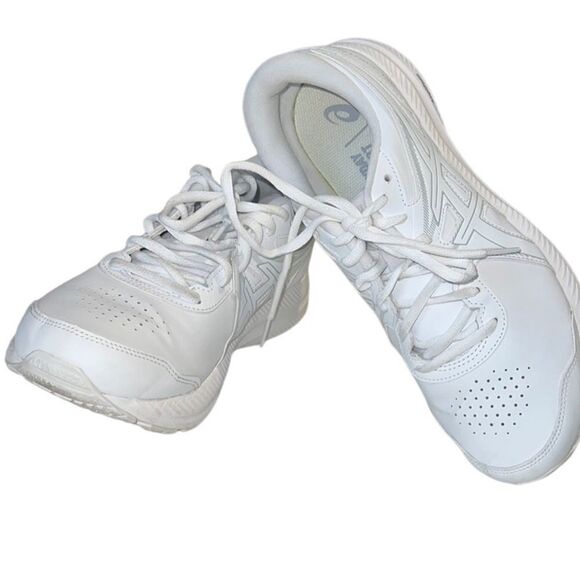 ASICS Gel-Contend White AmpliFoam Lace Up Sneakers Size 9.5 - Picture 1 of 10